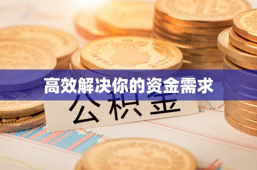 泸定高效解决你的资金需求