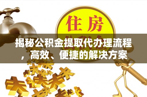 泸定揭秘公积金提取代办理流程，高效、便捷的解决方案