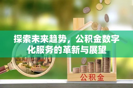 泸定探索未来趋势，公积金数字化服务的革新与展望