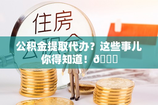 泸定公积金提取代办？这些事儿你得知道！😎