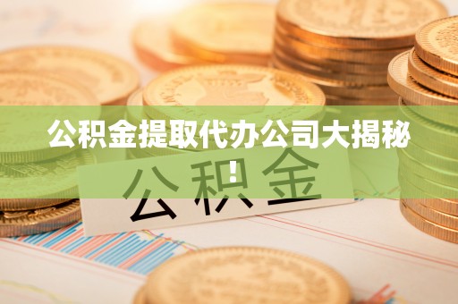 泸定公积金提取代办公司大揭秘！