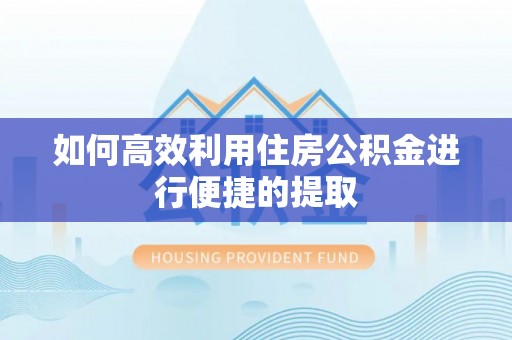 泸定如何高效利用住房公积金进行便捷的提取