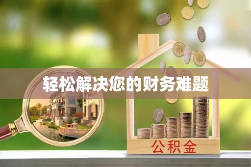 泸定轻松解决您的财务难题